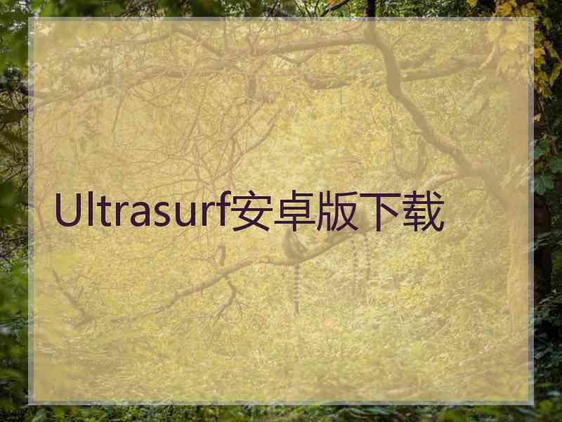 Ultrasurf安卓版下载