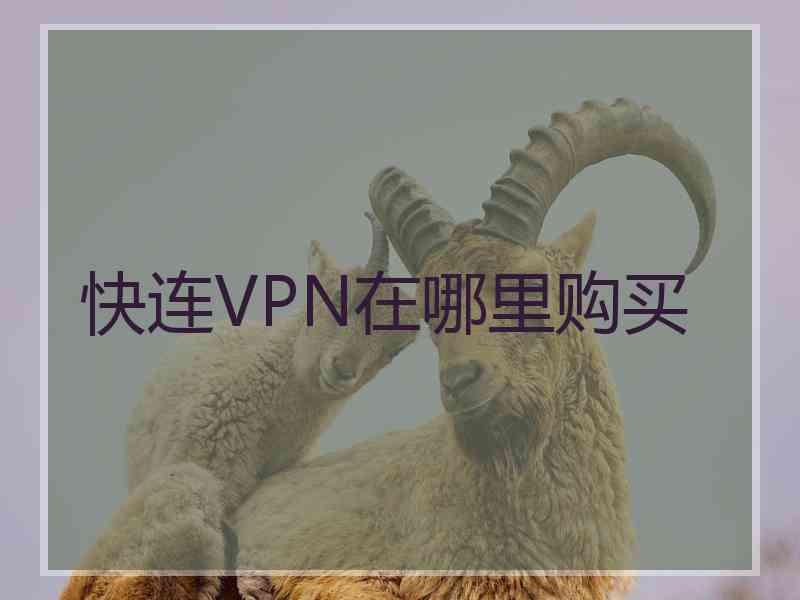 快连VPN在哪里购买