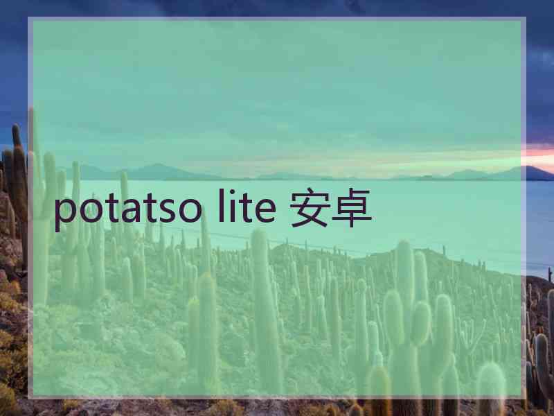 potatso lite 安卓