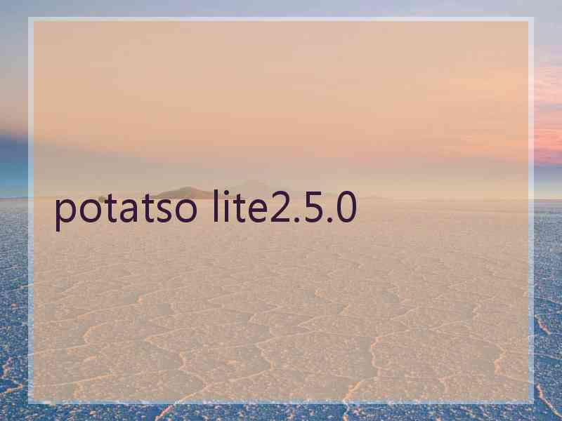 potatso lite2.5.0