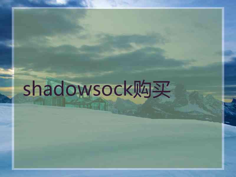 shadowsock购买