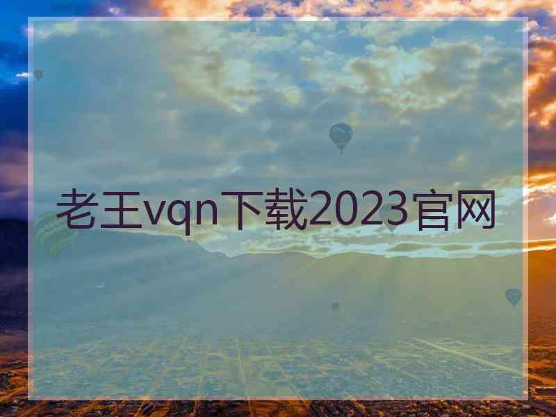 老王vqn下载2023官网