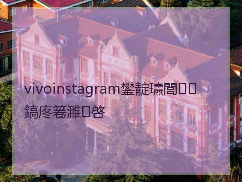 vivoinstagram鐢靛瓙閭鎬庝箞濉啓