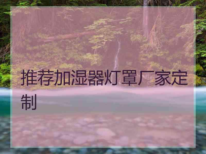 推荐加湿器灯罩厂家定制