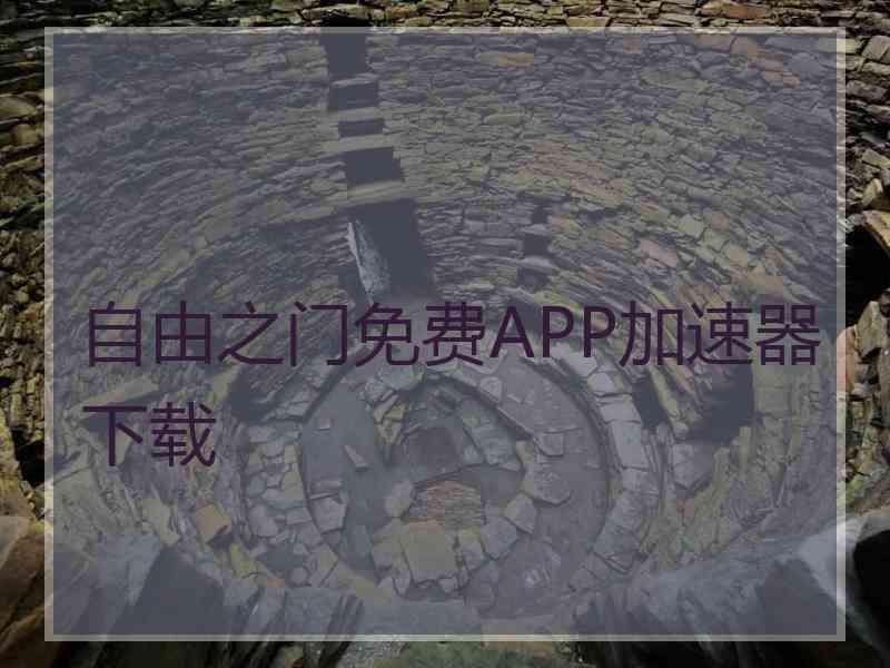 自由之门免费APP加速器下载