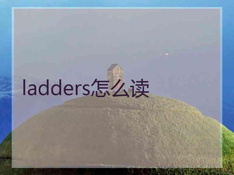 ladders怎么读