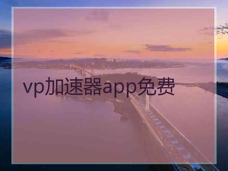 vp加速器app免费