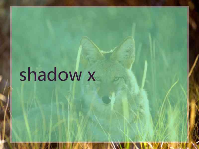 shadow x