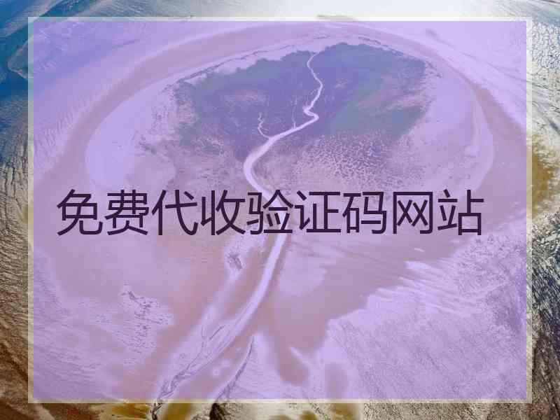 免费代收验证码网站