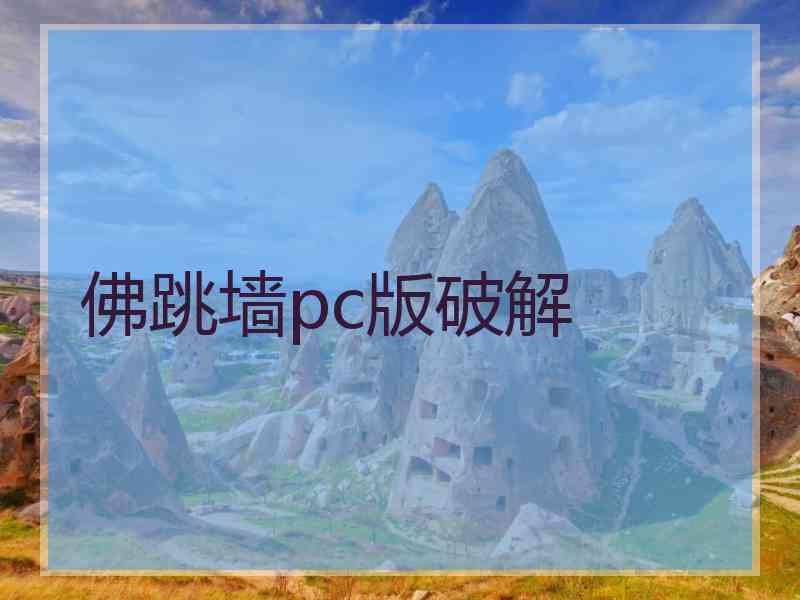 佛跳墙pc版破解