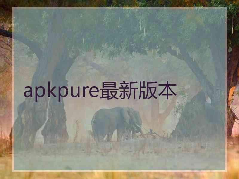 apkpure最新版本