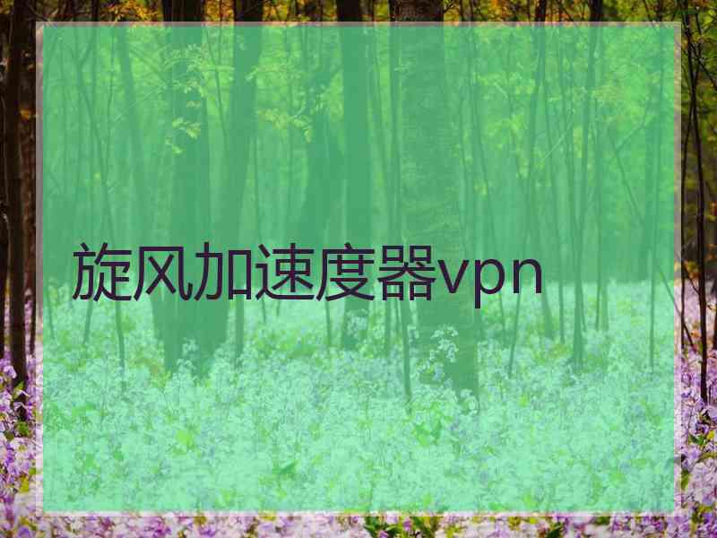 旋风加速度器vpn