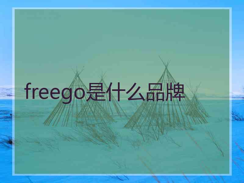 freego是什么品牌